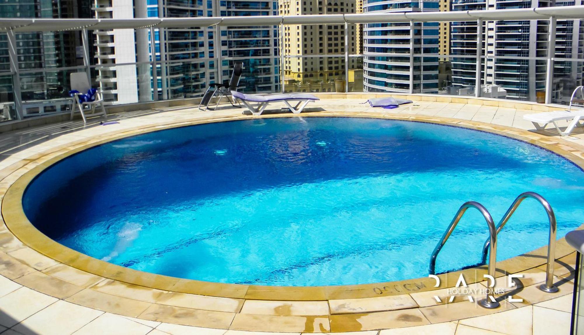 Rare Holiday Homes - Full Marina View - Panoramic Tower - Dubai Marina - R204 Экстерьер фото