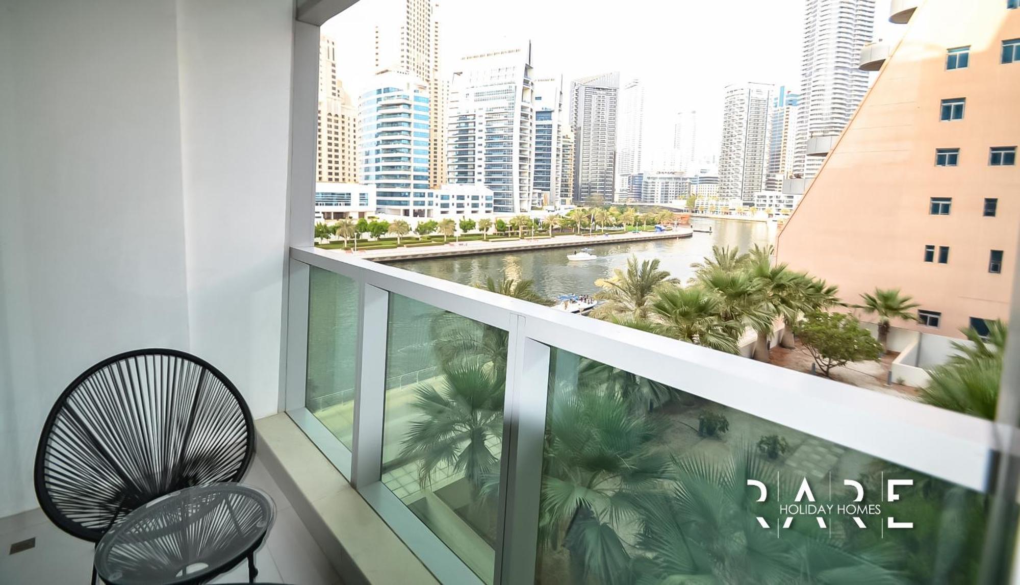 Rare Holiday Homes - Full Marina View - Panoramic Tower - Dubai Marina - R204 Экстерьер фото